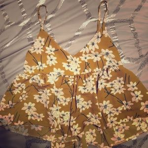 Floral crop top